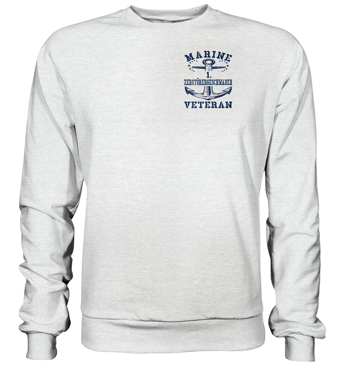 1. Zerstörergeschwader Marine Veteran - Premium Sweatshirt