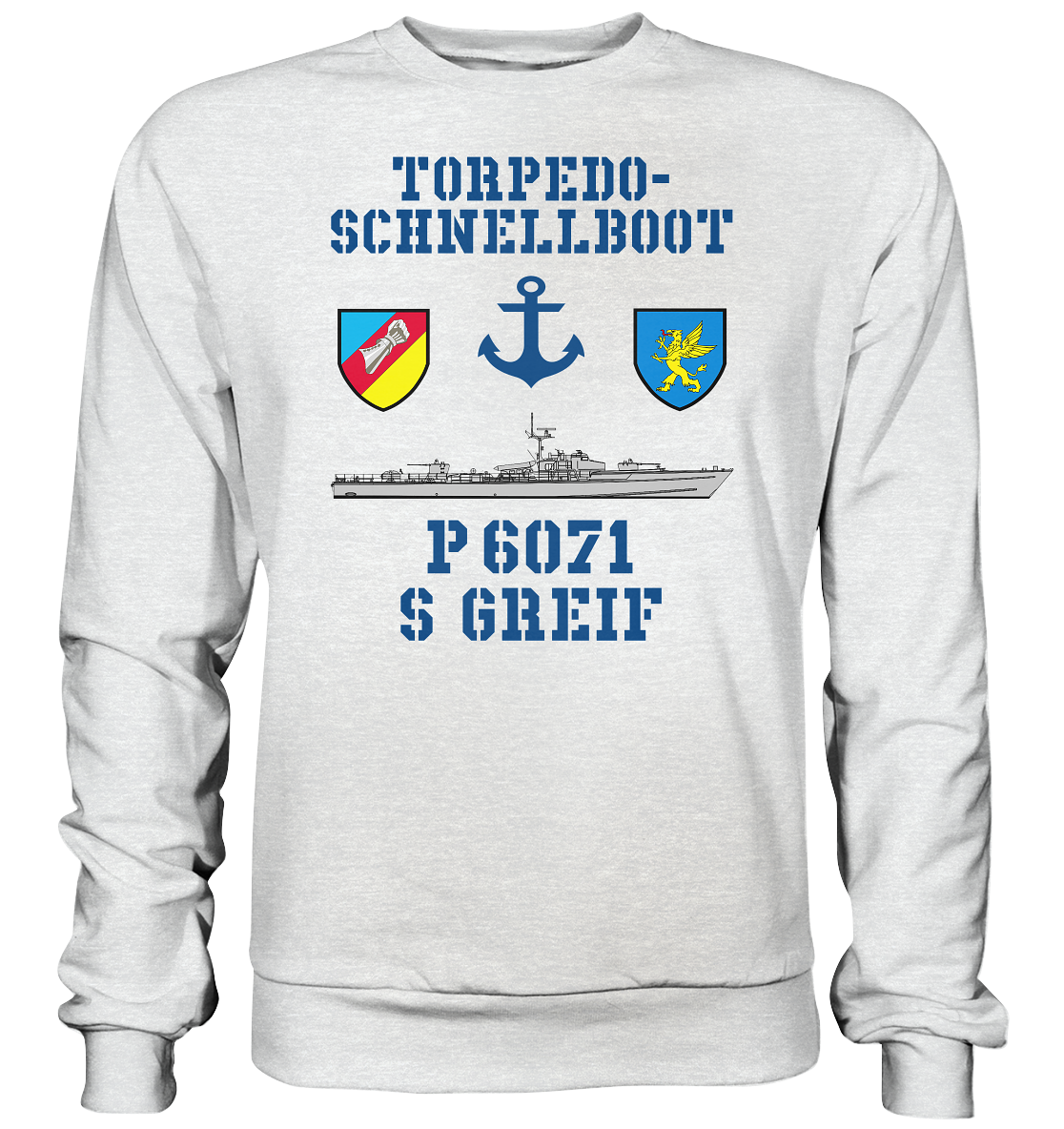 Torpedo-Schnellboot P6071 GREIF - Premium Sweatshirt