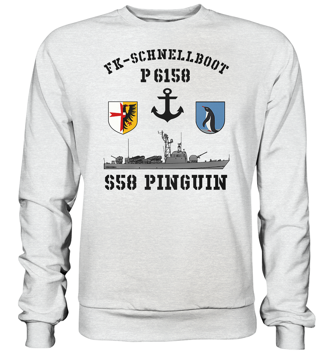 FK-Schnellboot P6158 PINGUIN Anker - Premium Sweatshirt
