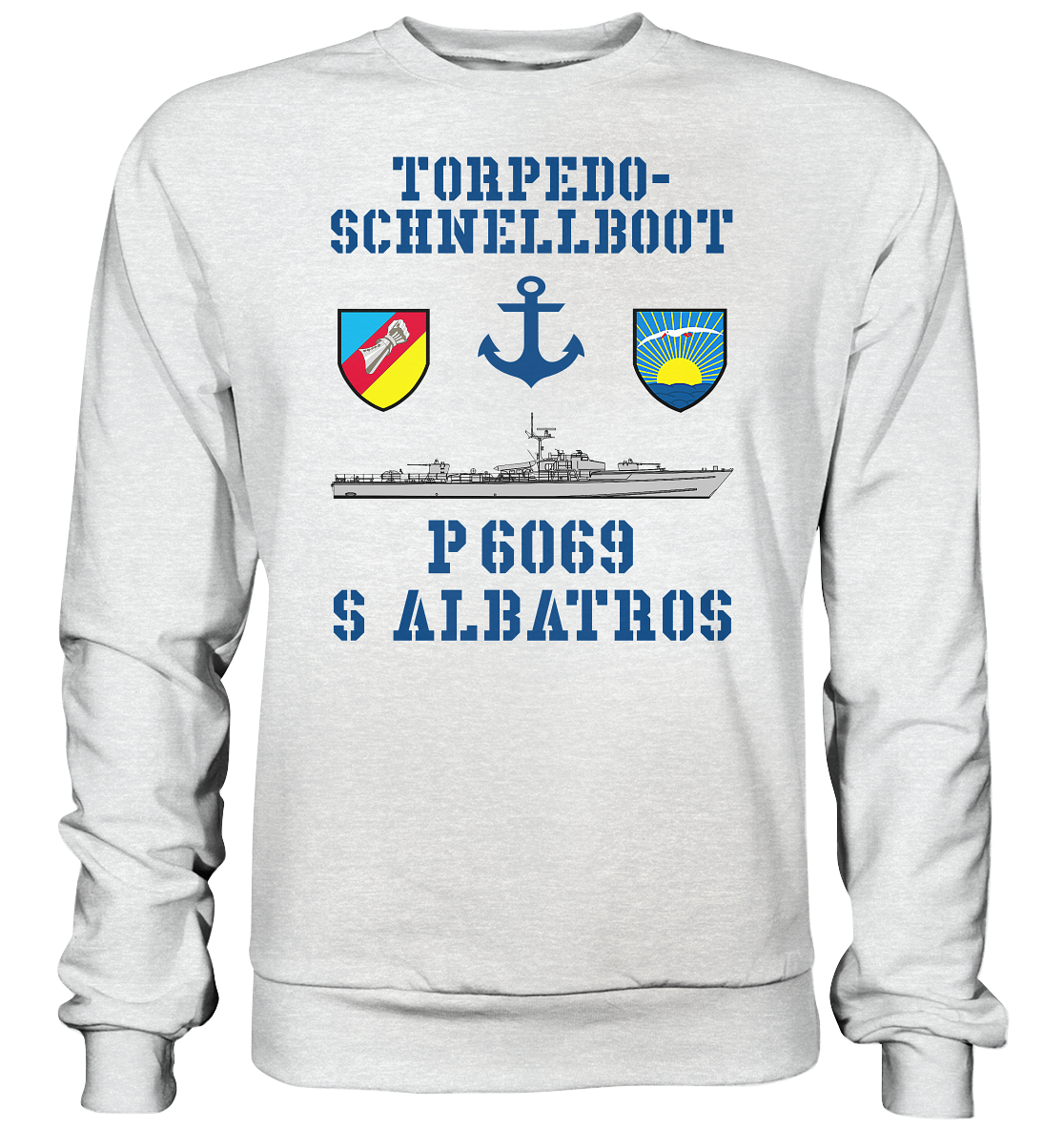 Torpedo-Schnellboot P6069 ALBATROS Anker - Premium Sweatshirt