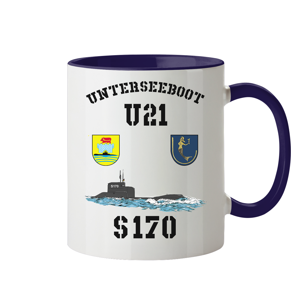 Unterseeboot U21 S170 - Tasse zweifarbig