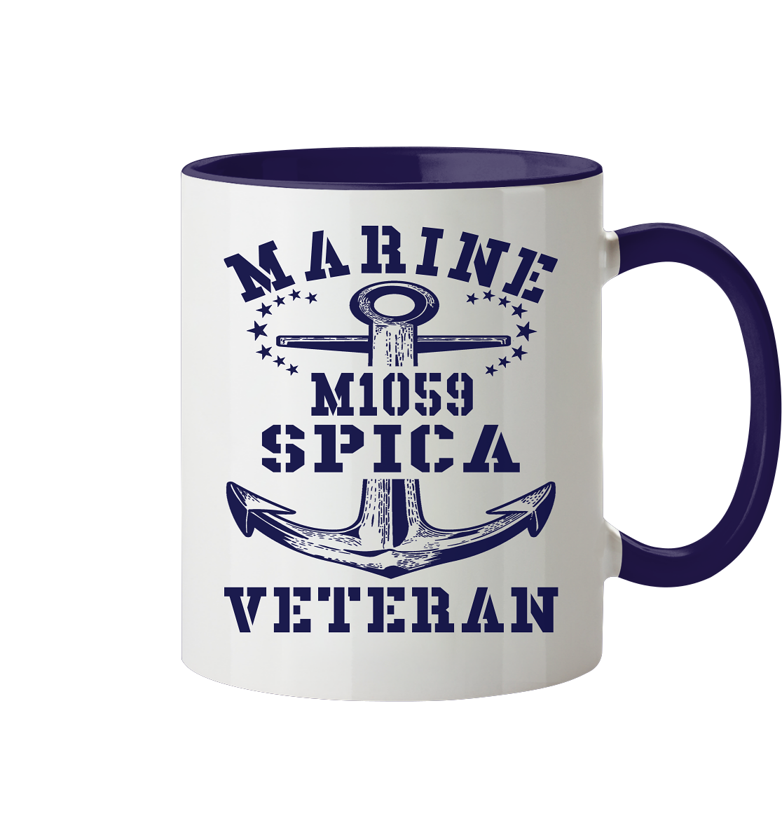 SM-Boot M1059 SPICA Marine Veteran - Tasse zweifarbig