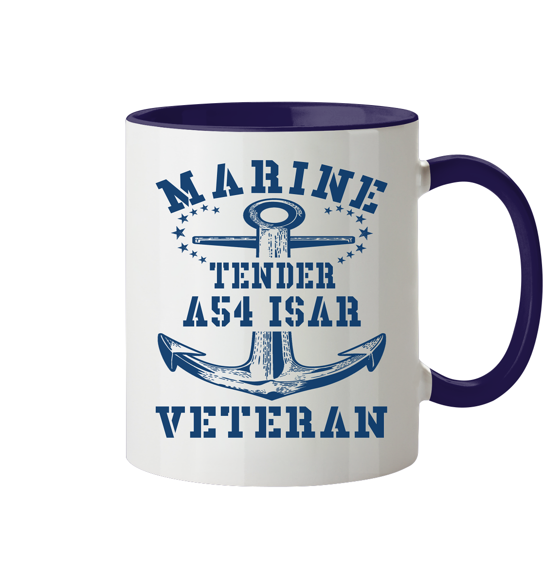 Tender A54 ISAR Marine Veteran  - Tasse zweifarbig