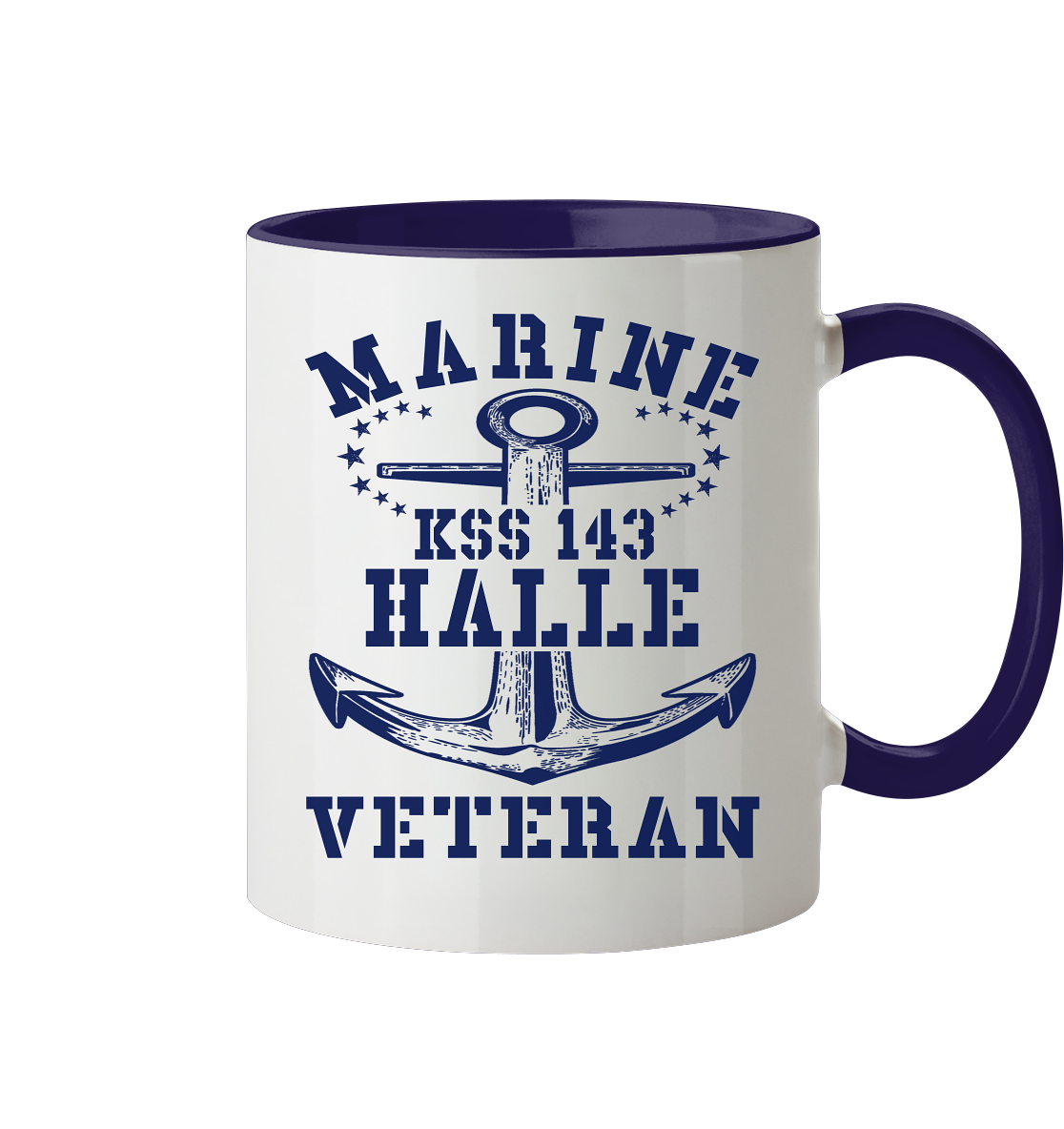 KSS 143 HALLE Marine Veteran - Tasse zweifarbig