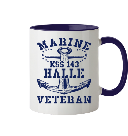 KSS 143 HALLE Marine Veteran - Tasse zweifarbig