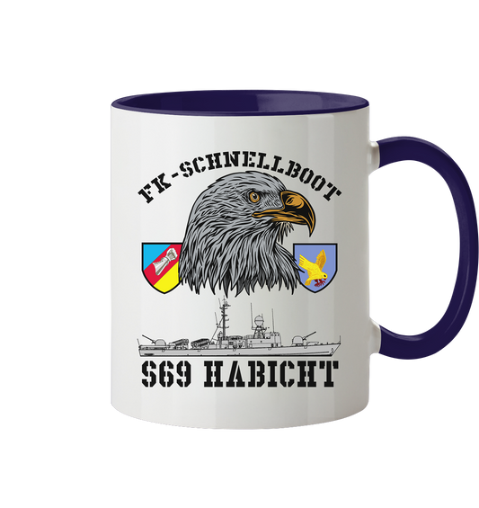 S69 HABICHT - Tasse zweifarbig