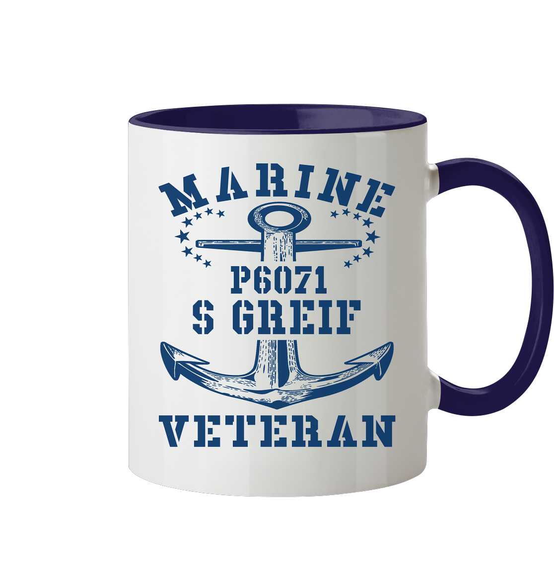 P6071 S GREIF Marine Veteran - Tasse zweifarbig