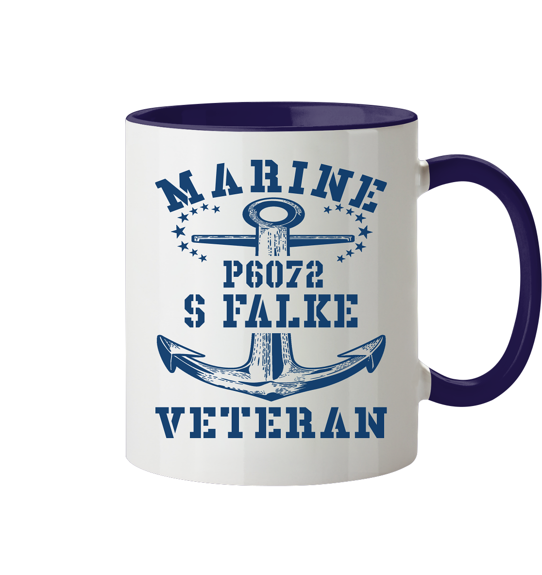 P6072 S FALKE Marine Veteran - Tasse zweifarbig