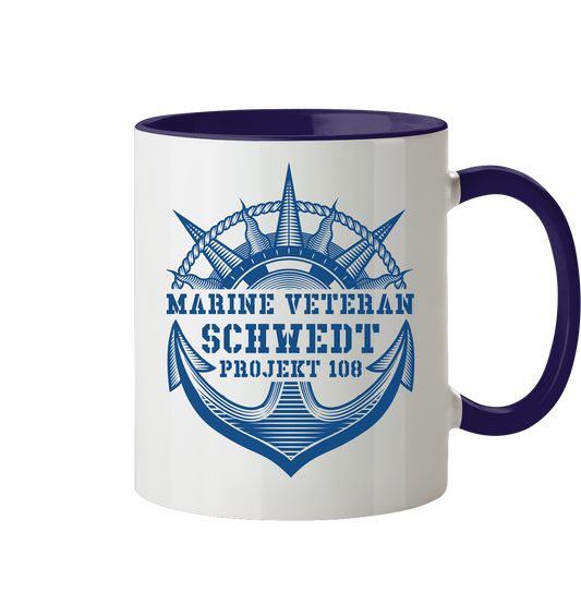 Projekt 108 SCHWEDT Marine Veteran  - Tasse zweifarbig