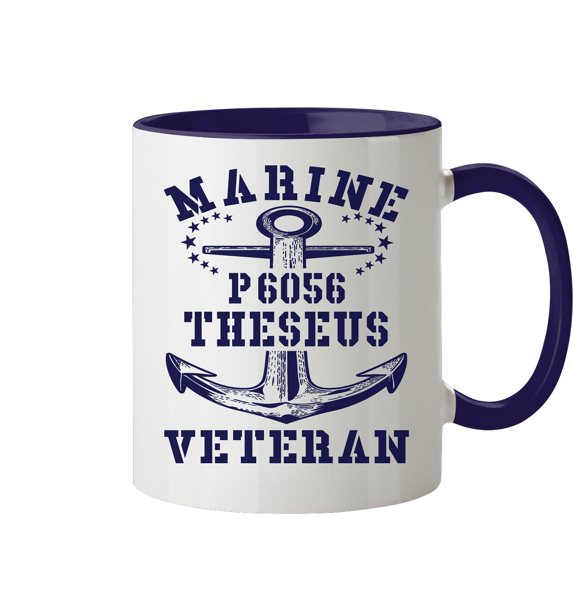 U-Jagdboot P6056 THESEUS Marine Veteran - Tasse zweifarbig