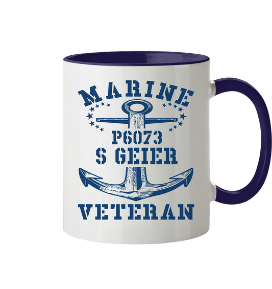 P6073 S GEIER Marine Veteran - Tasse zweifarbig