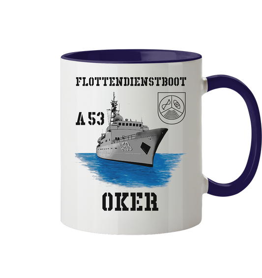 FD-Boot A53 OKER - Tasse zweifarbig