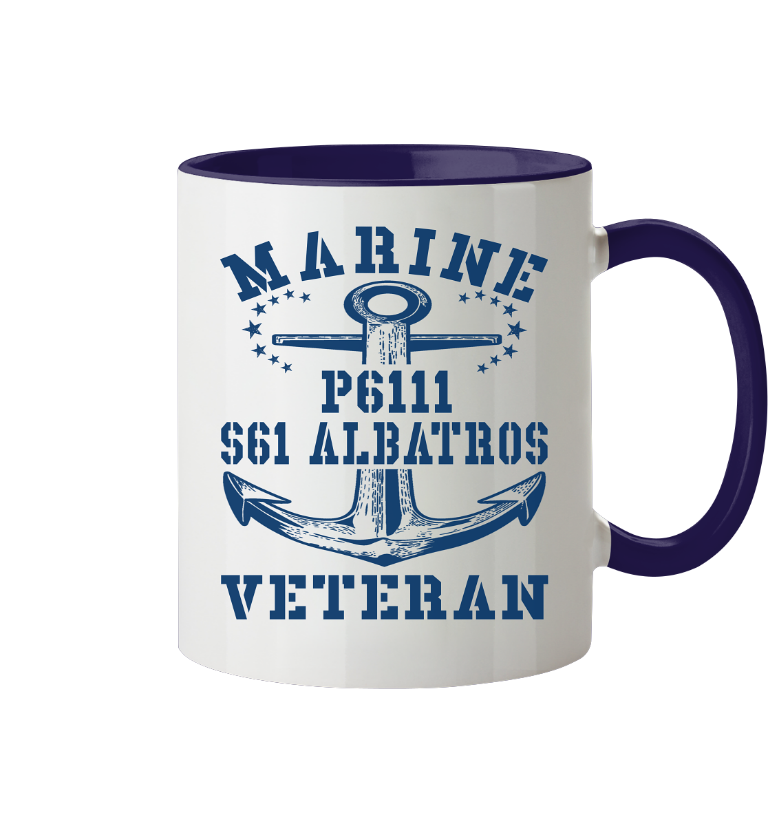 FK-Schnellboot P6111 ALBATROS Marine Veteran - Tasse zweifarbig