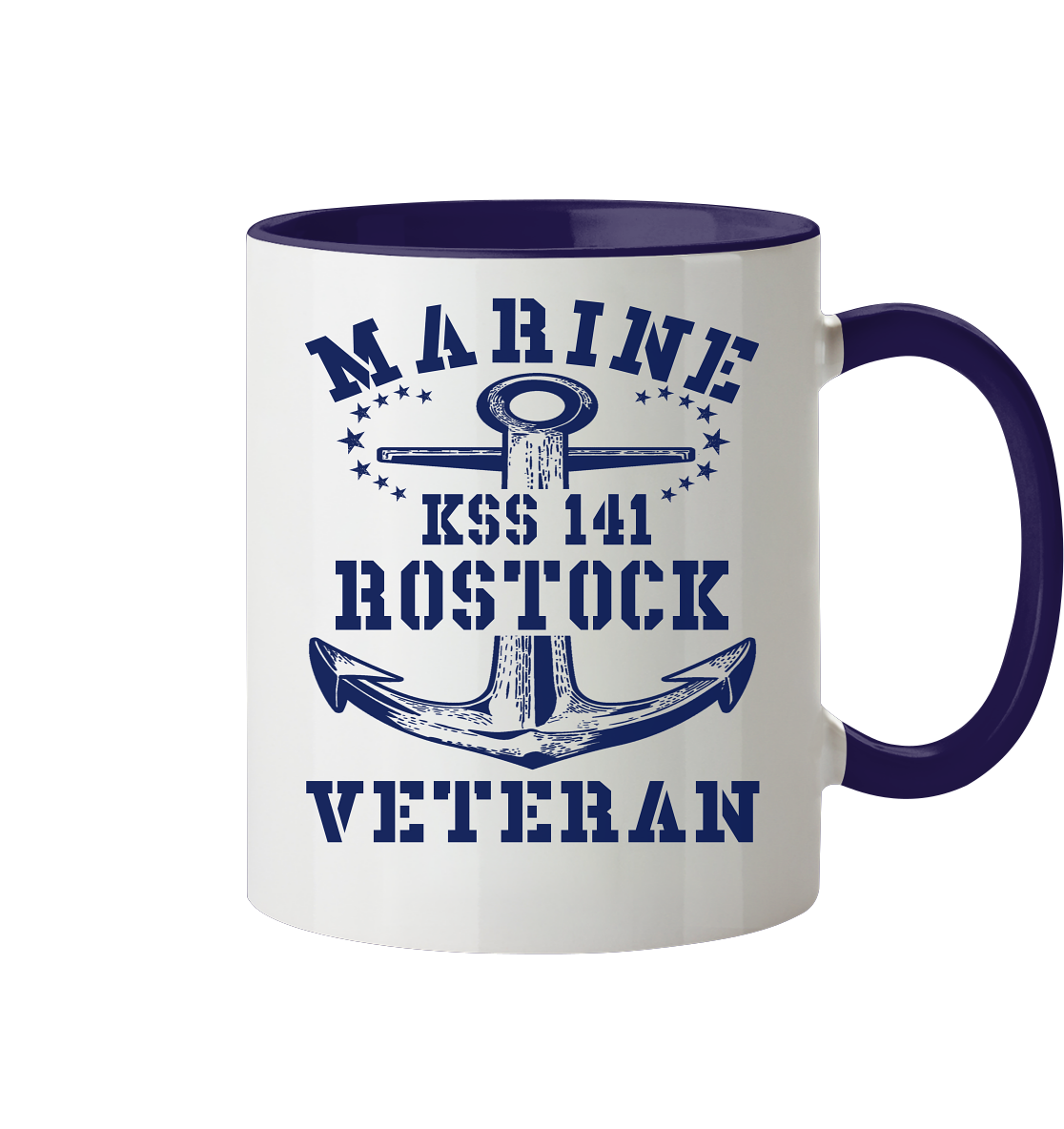 KSS 141 ROSTOCK Marine Veteran - Tasse zweifarbig