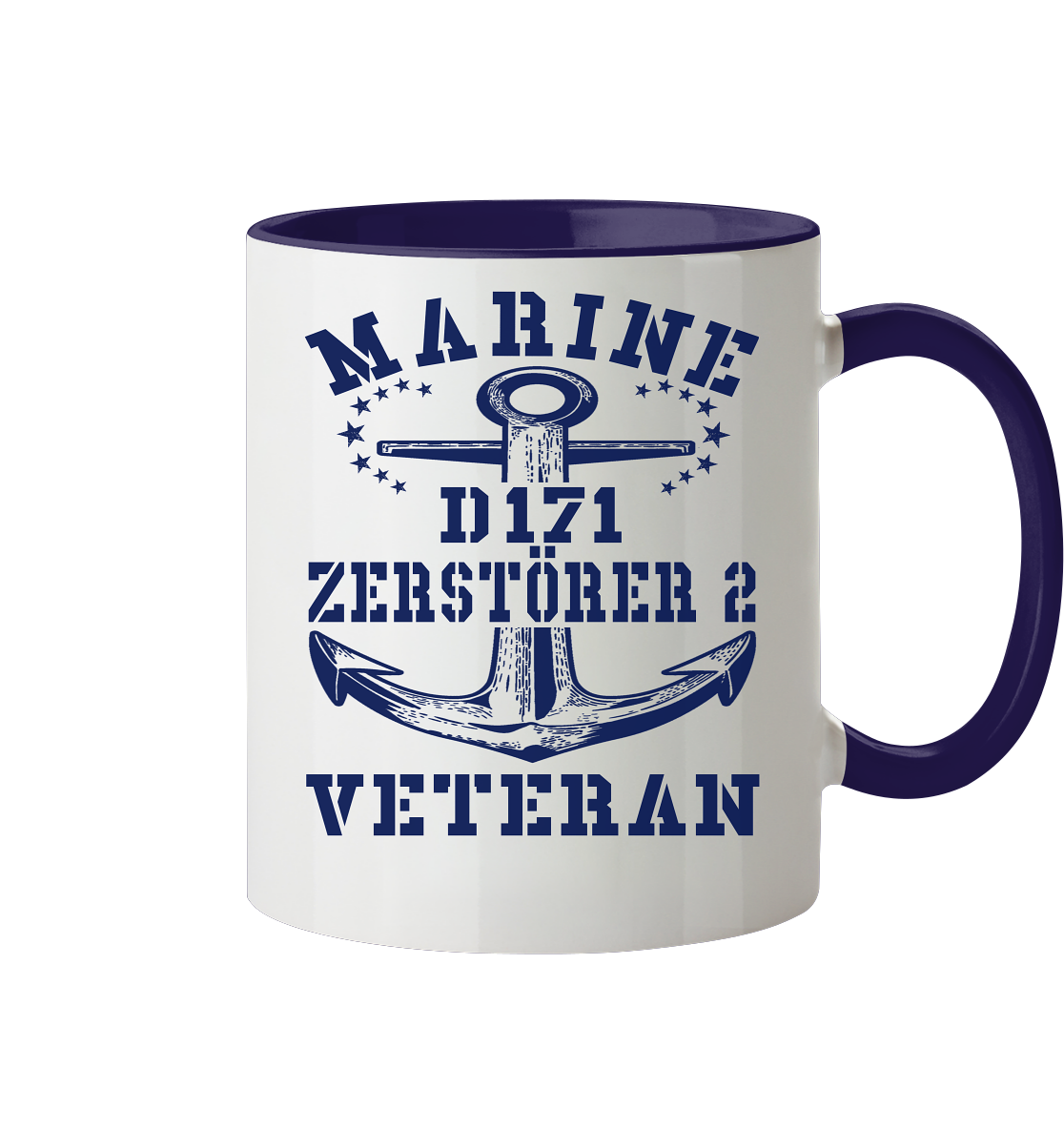 D171 ZERSTÖRER2 - Tasse zweifarbig