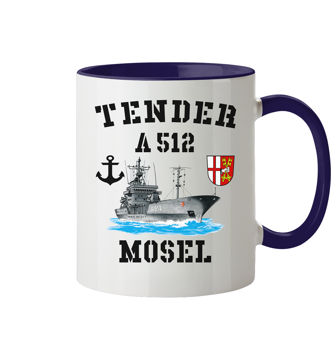 Tender A512 MOSEL Anker - Tasse zweifarbig