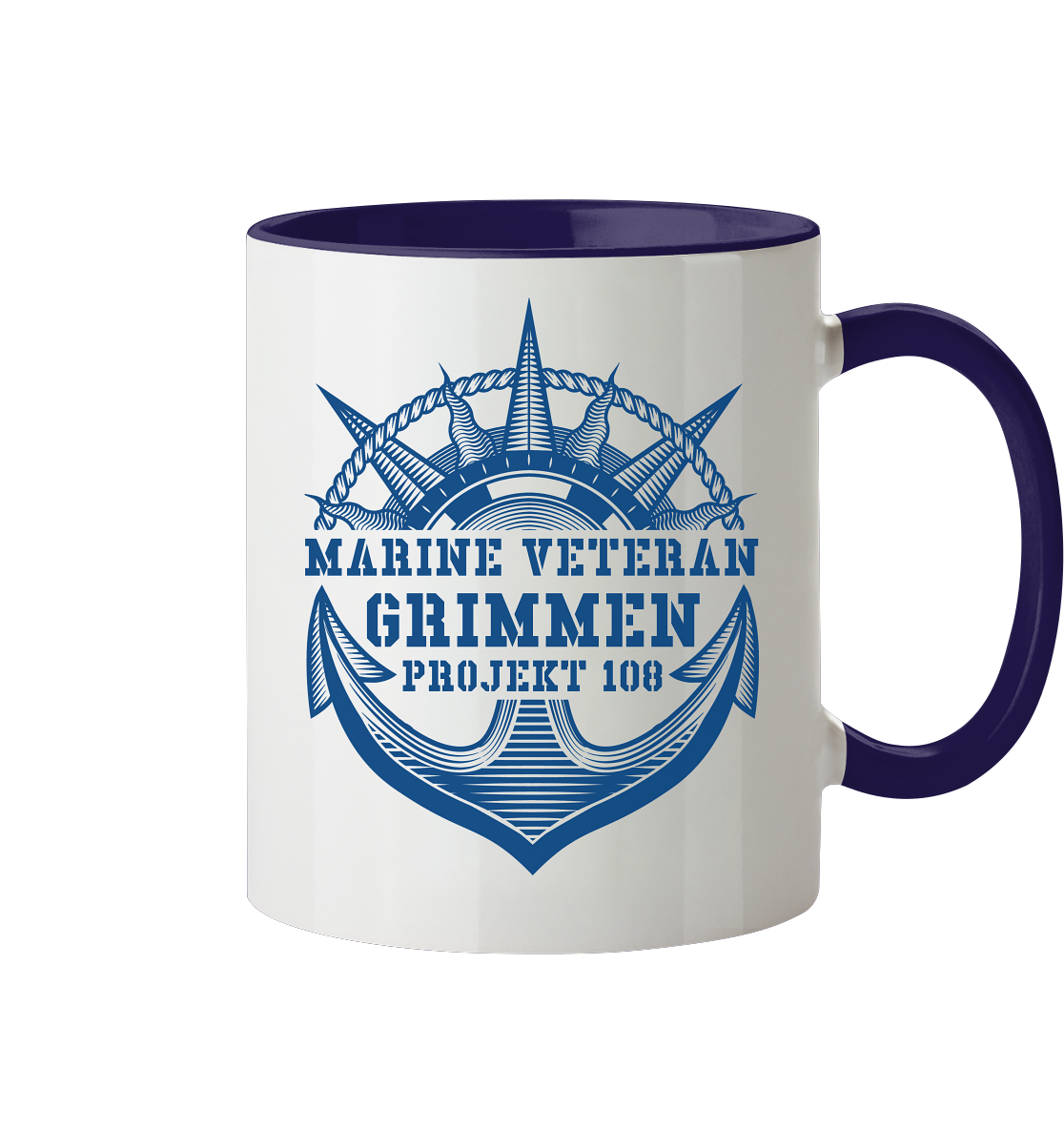 Projekt 108 GRIMMEN Marine Veteran - Tasse zweifarbig