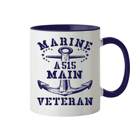 Tender A515 MAIN Marine Veteran  - Tasse zweifarbig
