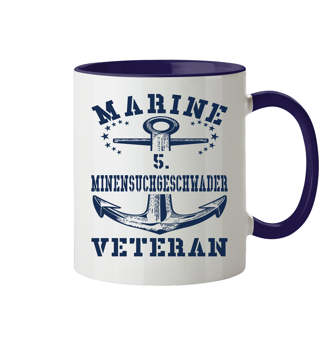 5. Minensuchgeschwader Marine Veteran - Tasse zweifarbig