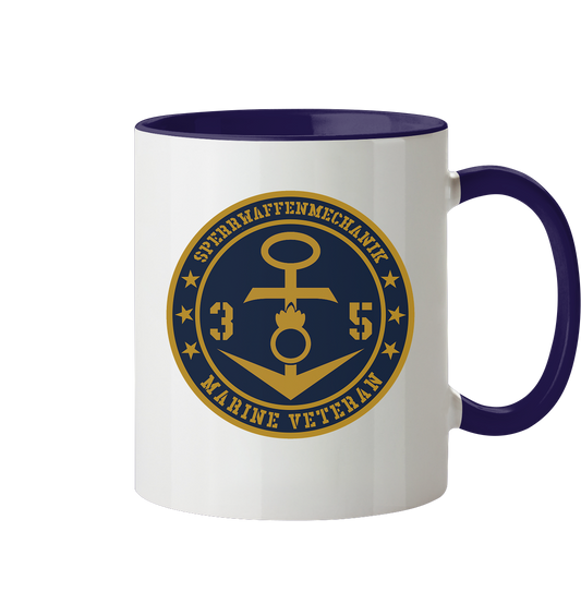 Marine Veteran 35er SPERRWAFFENMECHANIK - Tasse zweifarbig