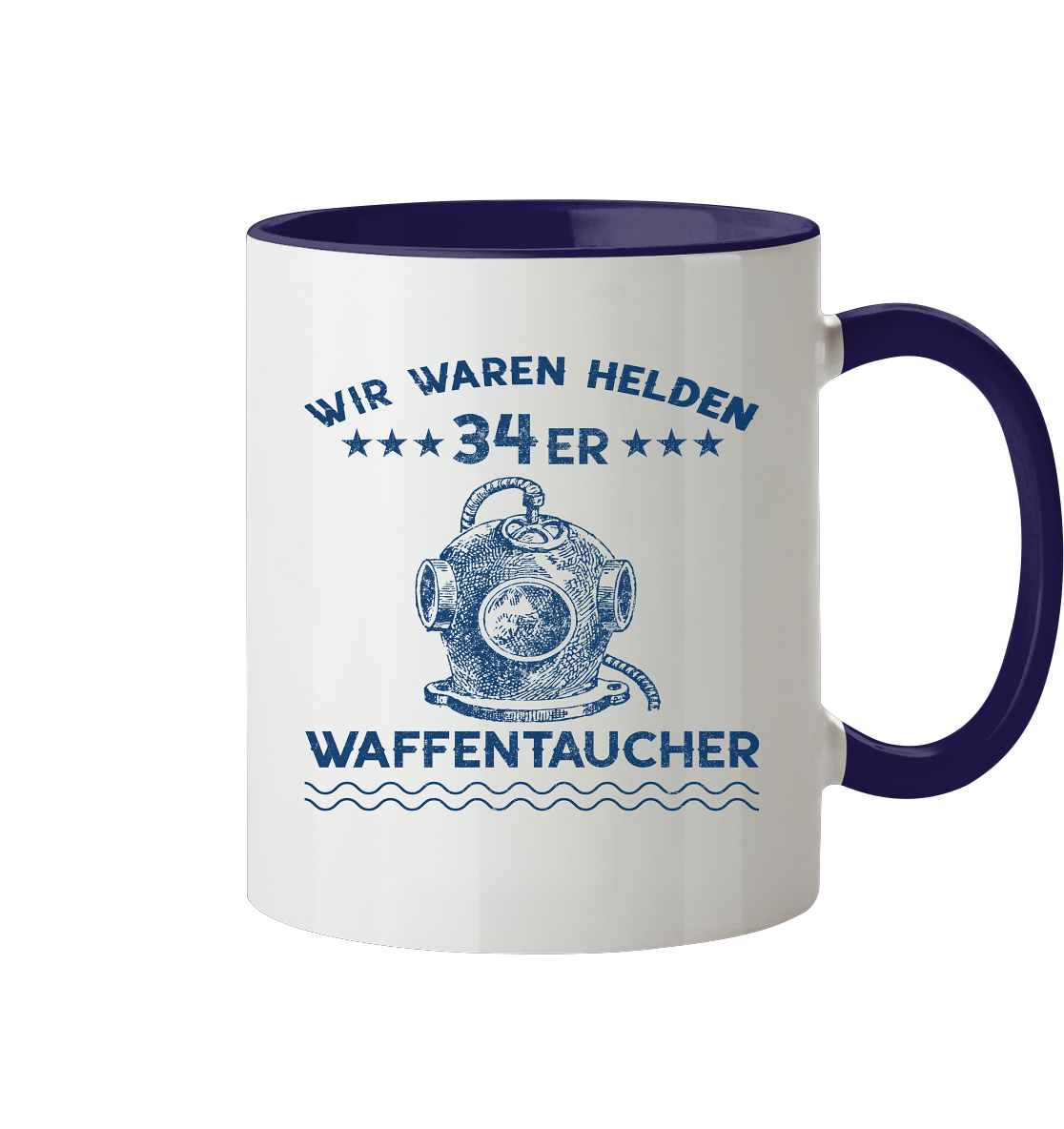 WAFFENTAUCHER - Wir waren Helden  - Tasse zweifarbig