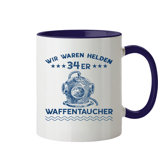 WAFFENTAUCHER - Wir waren Helden  - Tasse zweifarbig