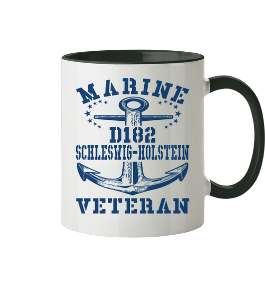 Zerstörer D182 SCHLESWIG-HOLSTEIN Marine Veteran  - Tasse zweifarbig