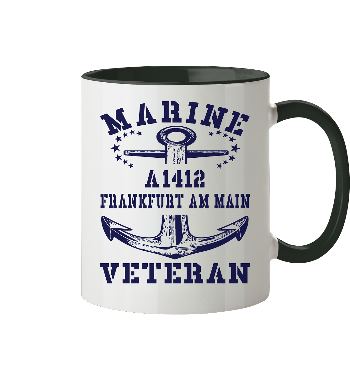EGV A1412 FRANKFURT AM MAIN Marine Veteran - Tasse zweifarbig