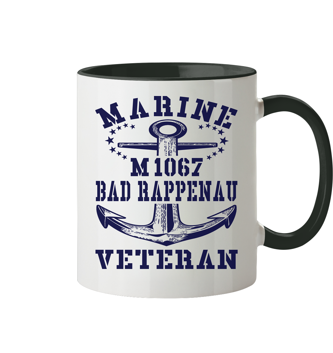 Mij.-Boot M1067 BAD RAPPENAU Marine Veteran - Tasse zweifarbig