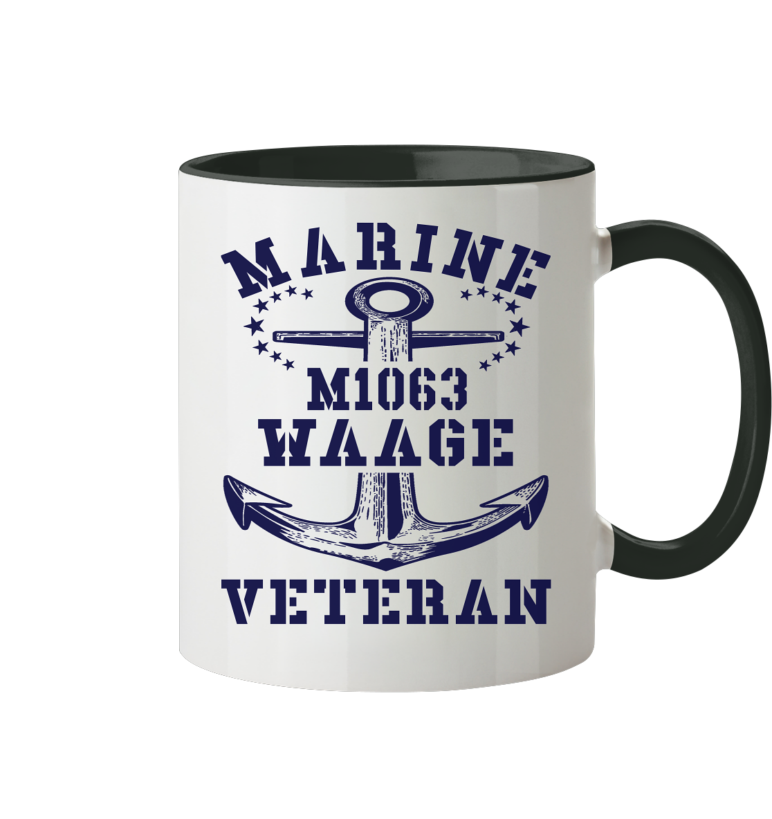 SM-Boot M1063 WAAGE Marine Veteran - Tasse zweifarbig