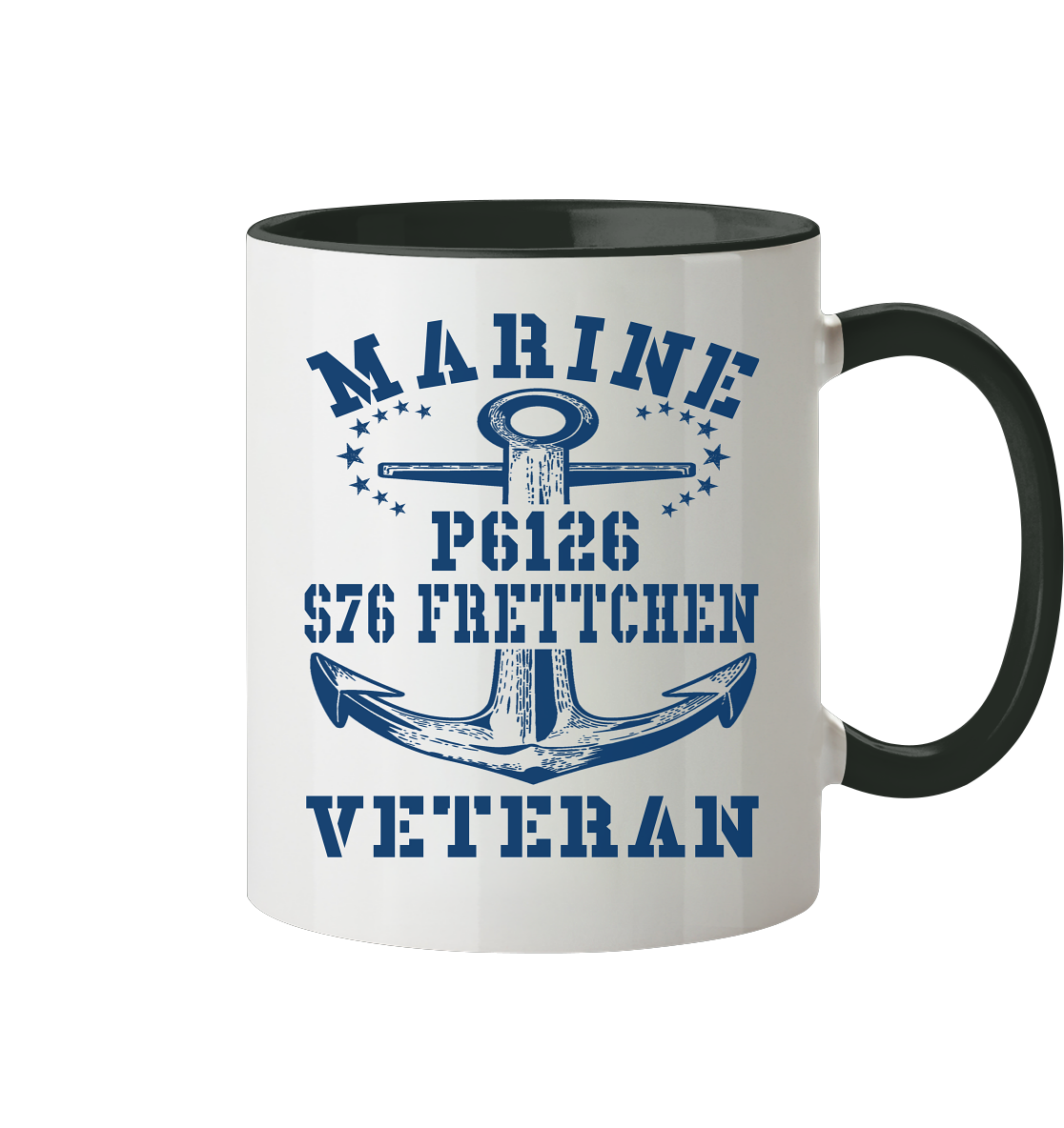 FK-Schnellboot P6126 FRETTCHEN Marine Veteran - Tasse zweifarbig