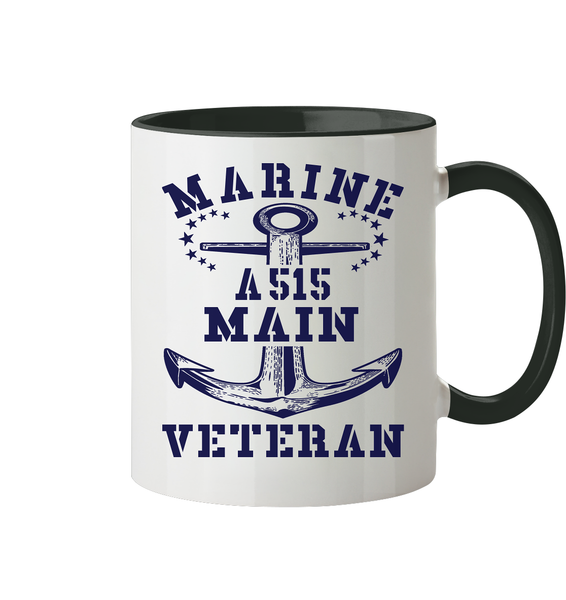 Tender A515 MAIN Marine Veteran  - Tasse zweifarbig