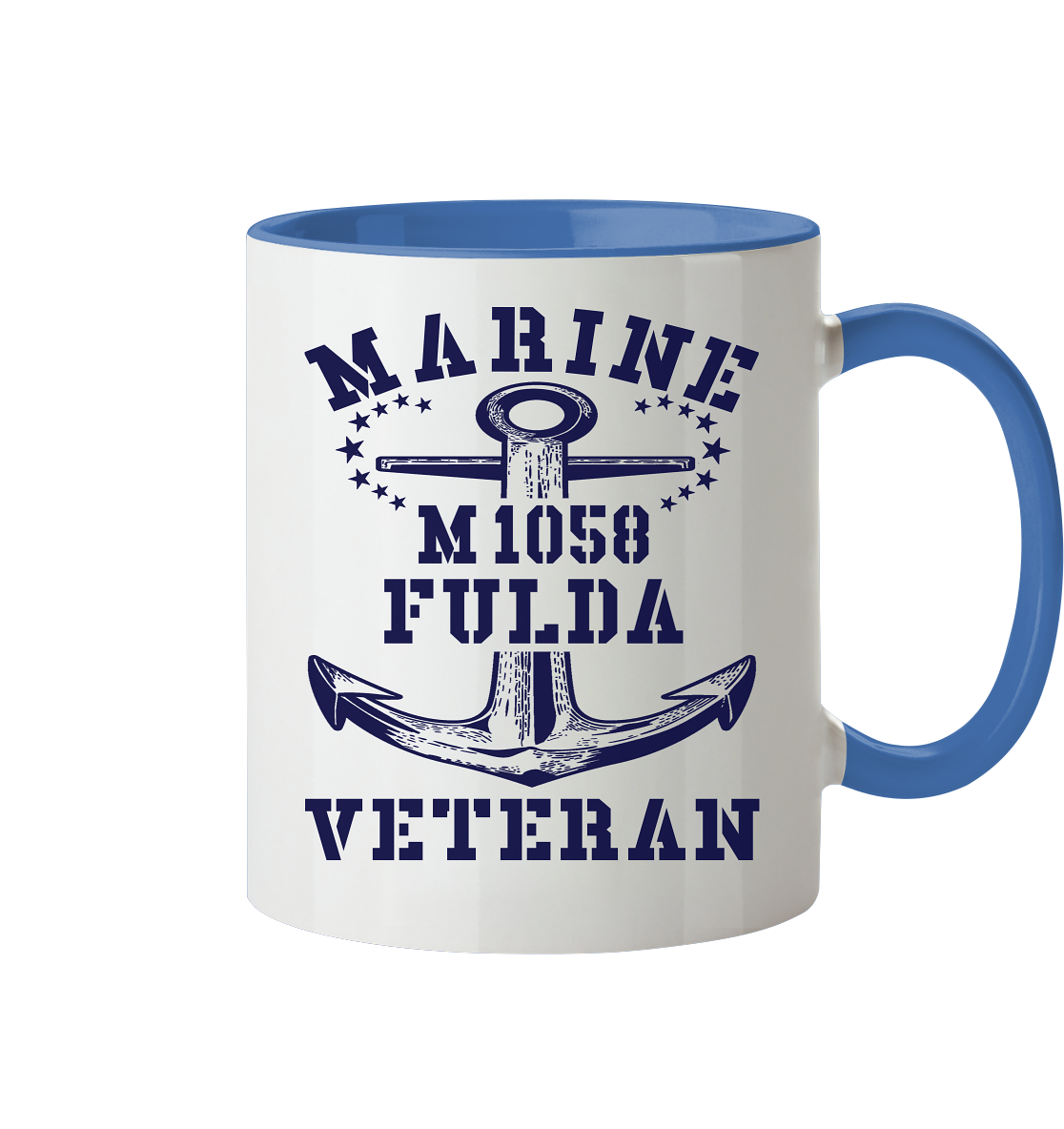 Mij.-Boot M1058 FULDA Marine Veteran - Tasse zweifarbig