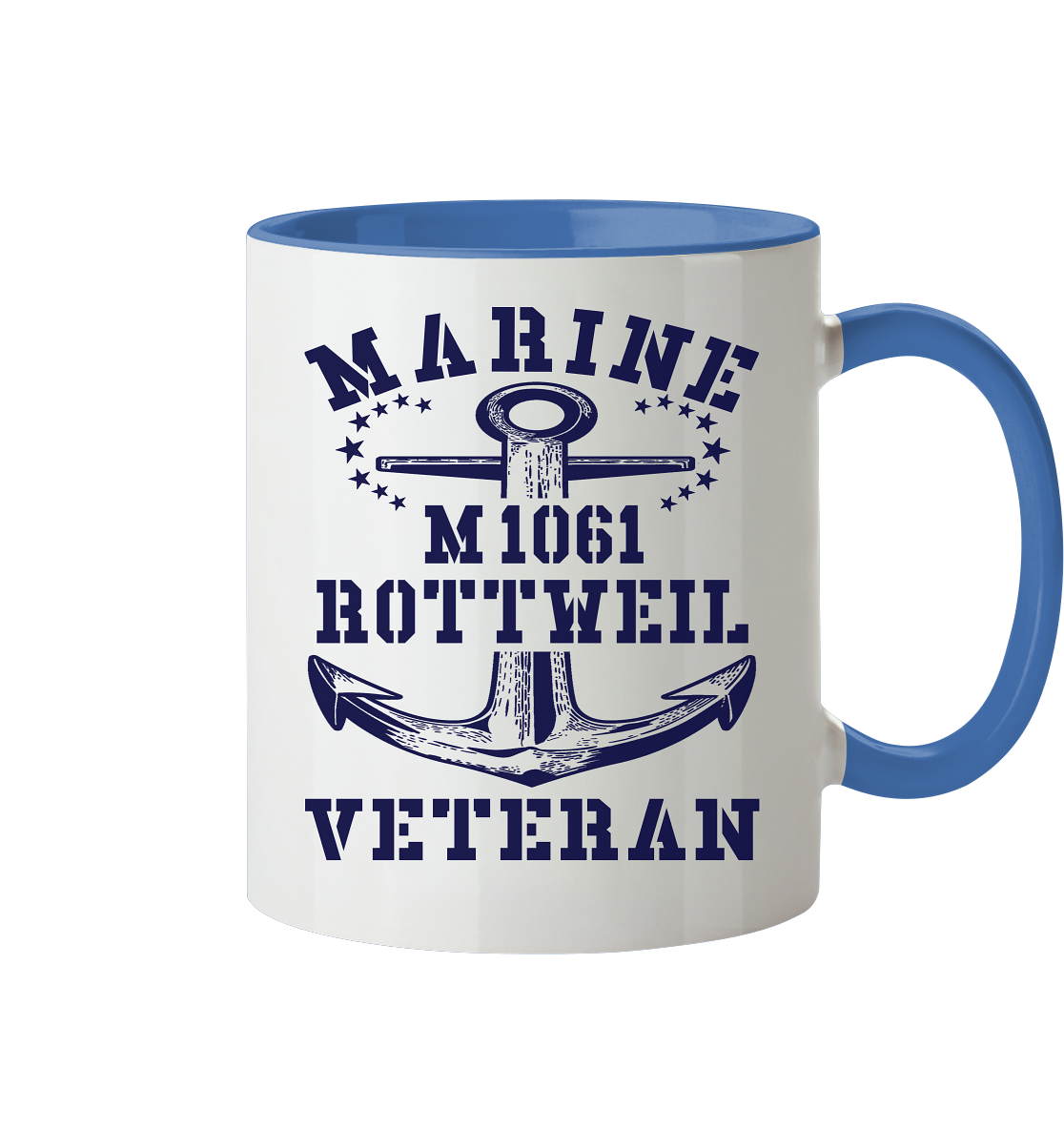 Mij.-Boot M1061 ROTTWEIL Marine Veteran - Tasse zweifarbig
