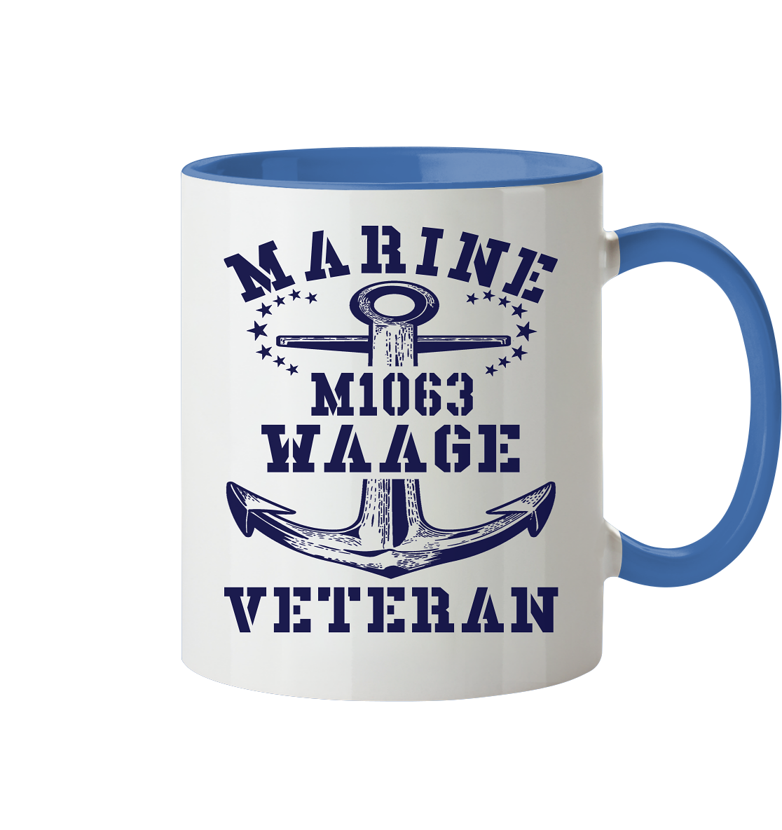SM-Boot M1063 WAAGE Marine Veteran - Tasse zweifarbig