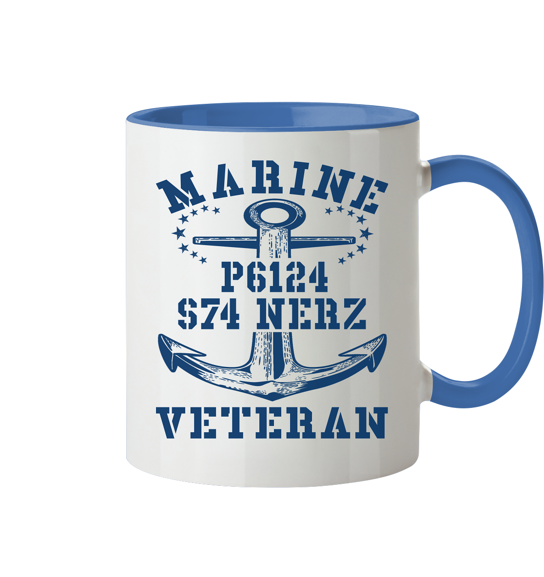 FK-Schnellboot P6124 NERZ Marine Veteran - Tasse zweifarbig