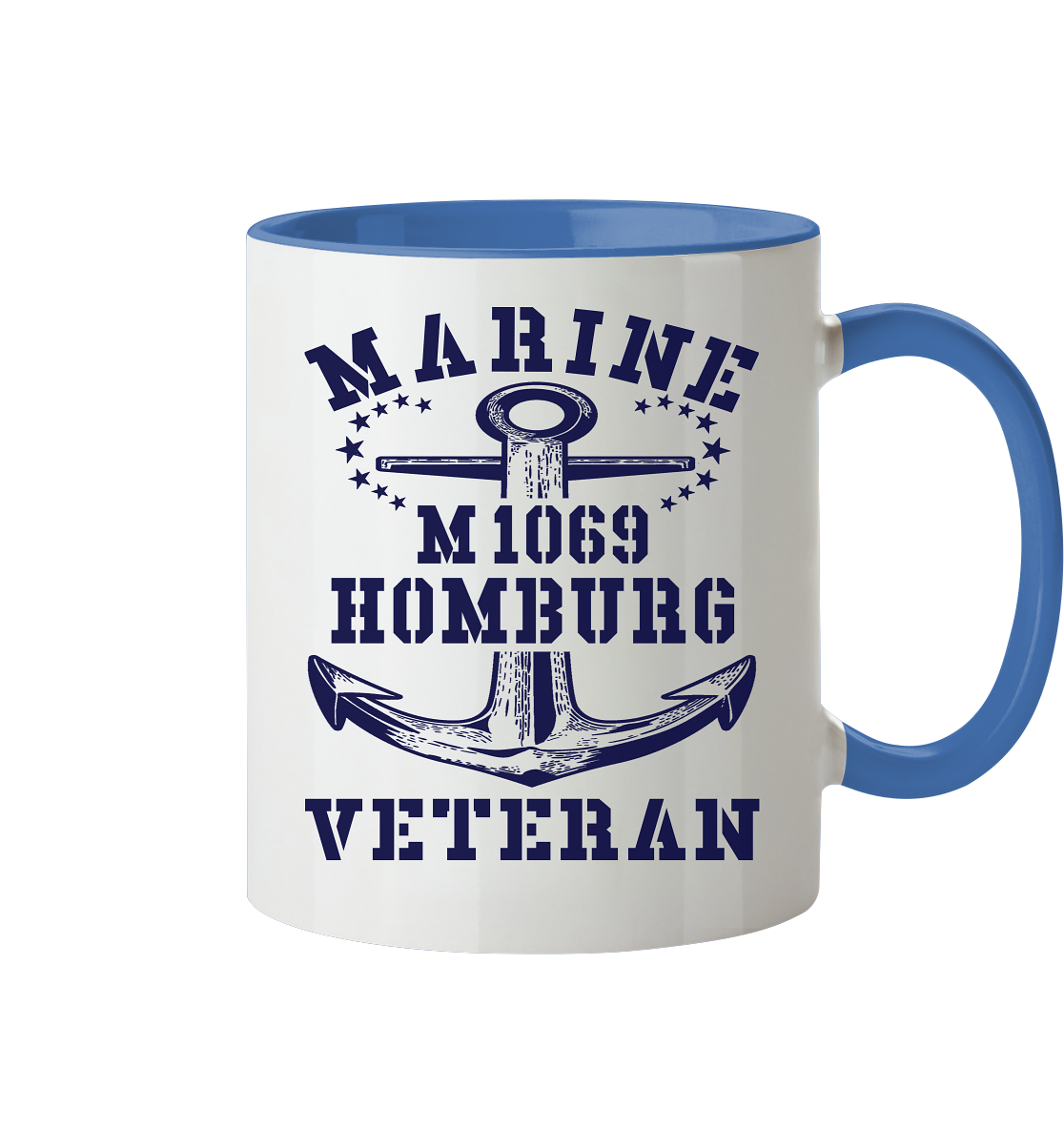 Mij.-Boot M1069 HOMBURG Marine Veteran - Tasse zweifarbig