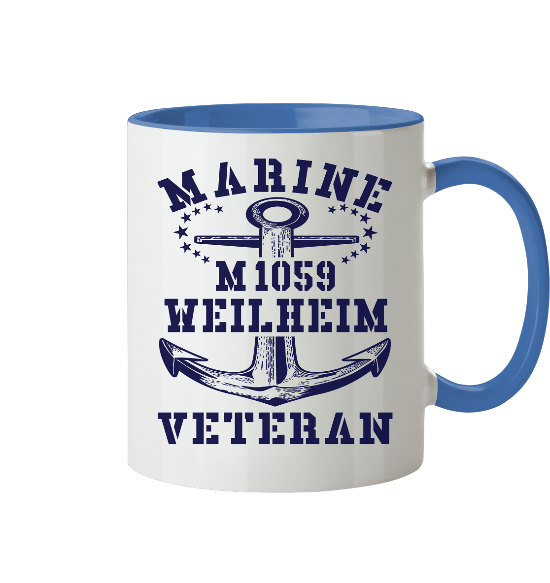 Mij.-Boot M1059 WEILHEIM Marine Veteran - Tasse zweifarbig