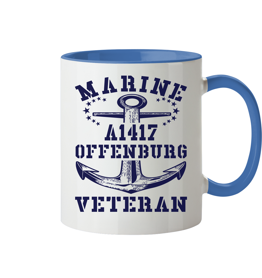 Troßschiff A1417 OFFENBURG Marine Veteran - Tasse zweifarbig