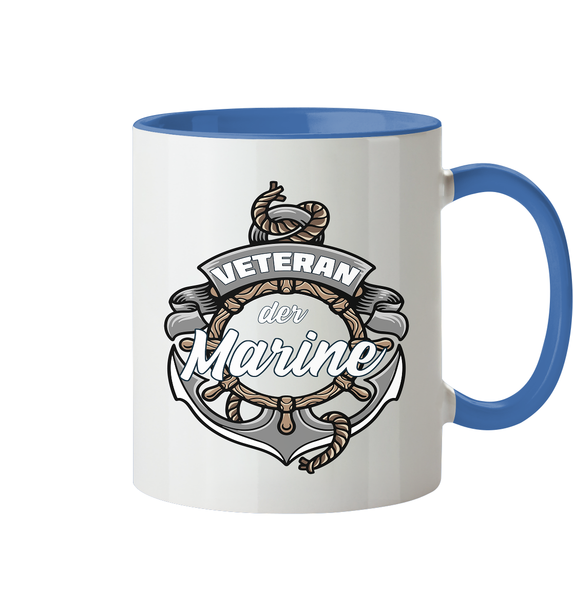 Veteran der Marine - Tasse zweifarbig