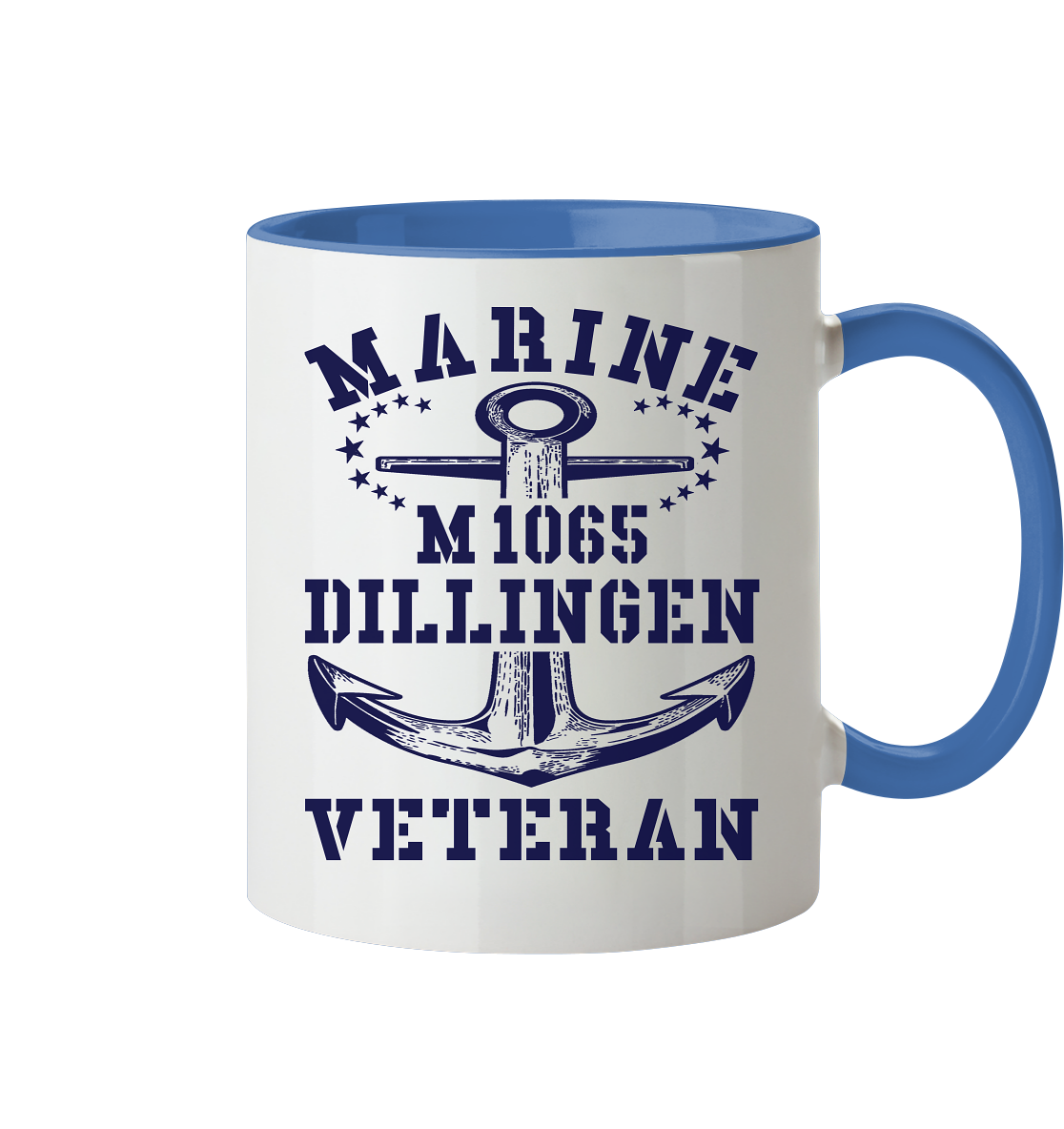 Mij.-Boot M1065 DILLINGEN Marine Veteran  - Tasse zweifarbig