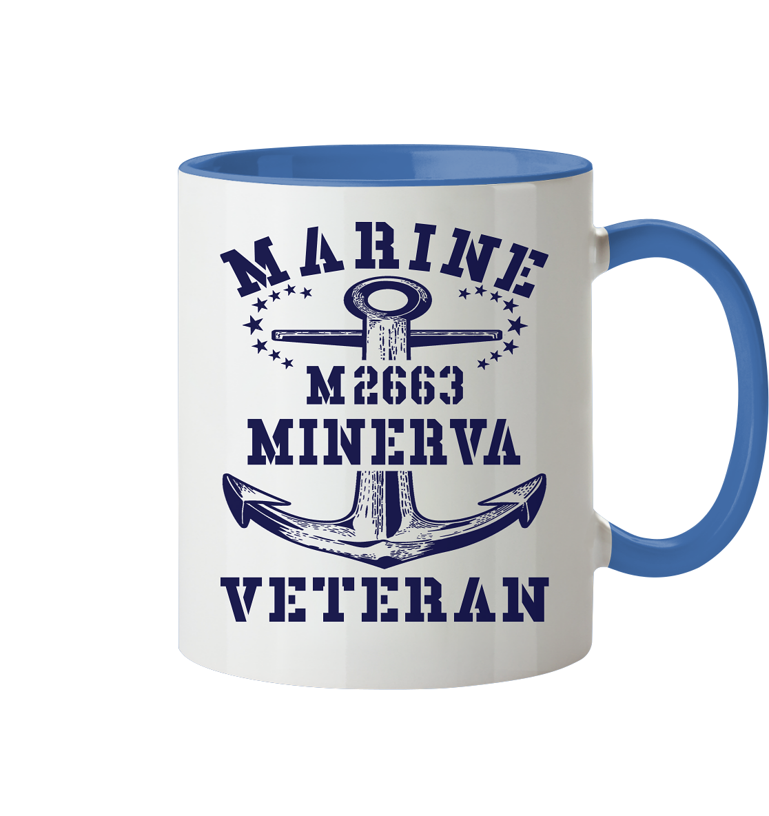 BiMi M2663 MINERVA Marine Veteran - Tasse zweifarbig