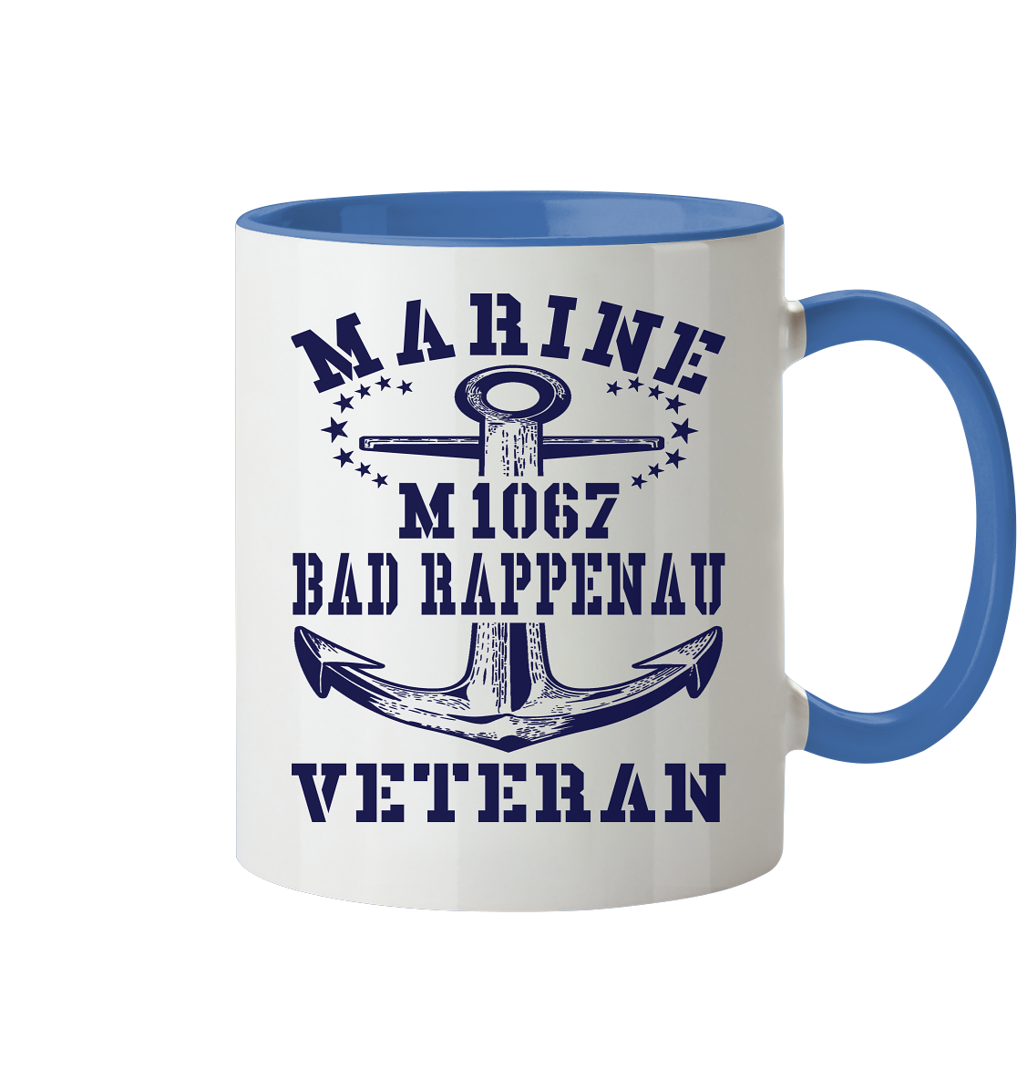 Mij.-Boot M1067 BAD RAPPENAU Marine Veteran - Tasse zweifarbig