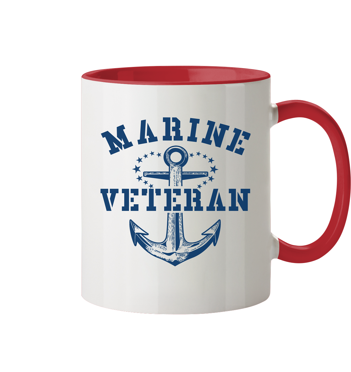 MARINE VETERAN ANKER - Tasse zweifarbig