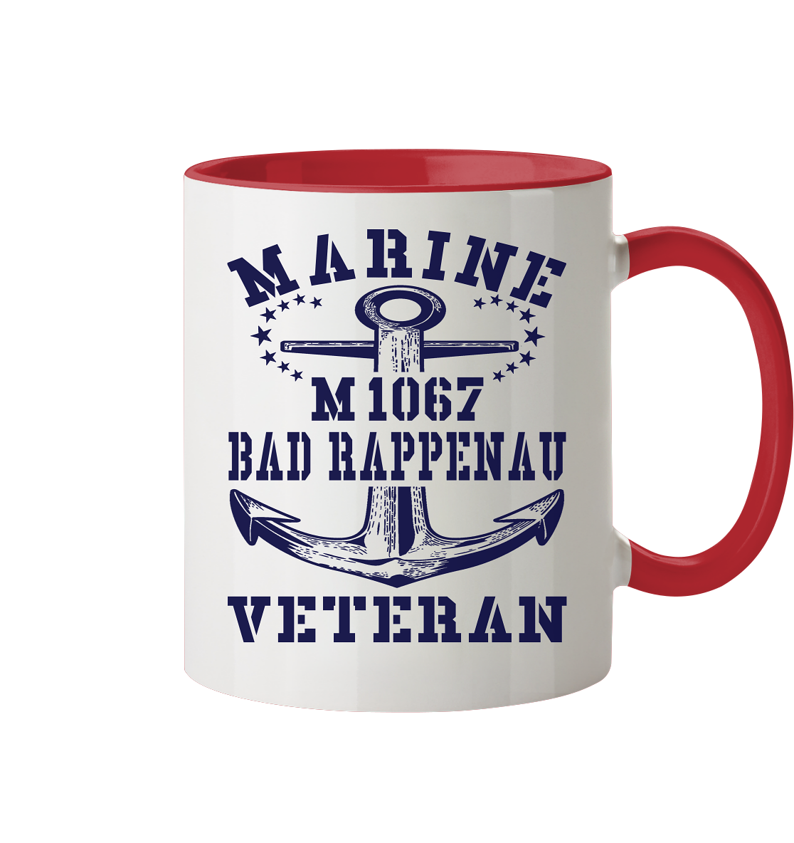 Mij.-Boot M1067 BAD RAPPENAU Marine Veteran - Tasse zweifarbig