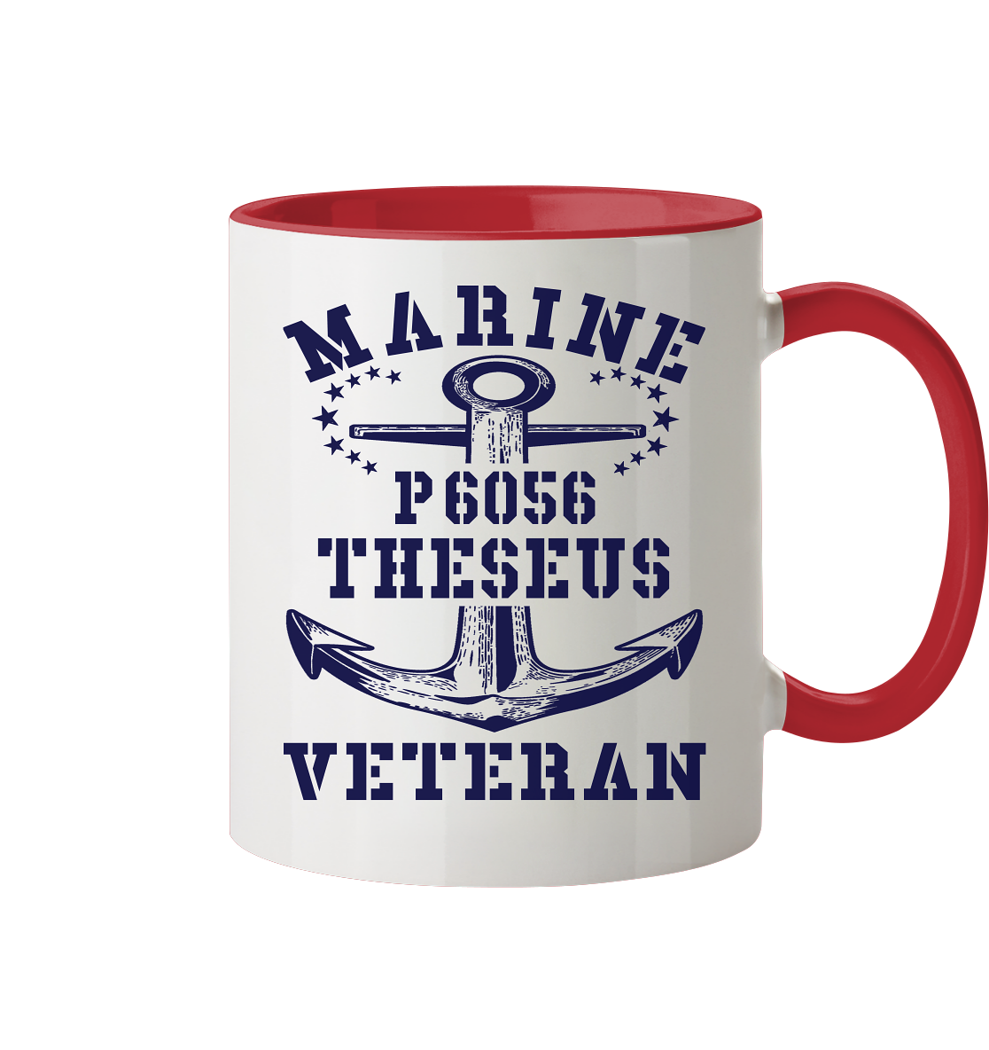 U-Jagdboot P6056 THESEUS Marine Veteran - Tasse zweifarbig