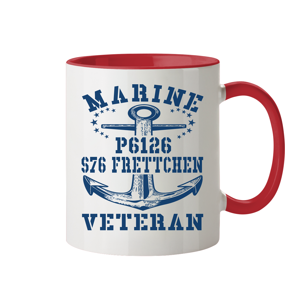 FK-Schnellboot P6126 FRETTCHEN Marine Veteran - Tasse zweifarbig