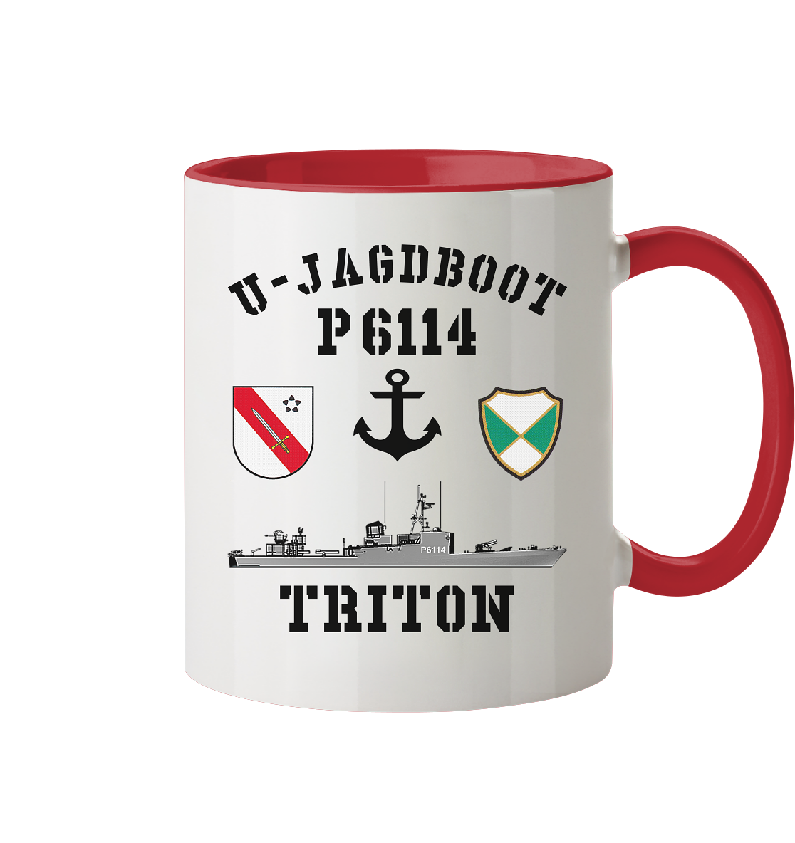 U-Jagdboot P6114 TRITON Anker - Tasse zweifarbig