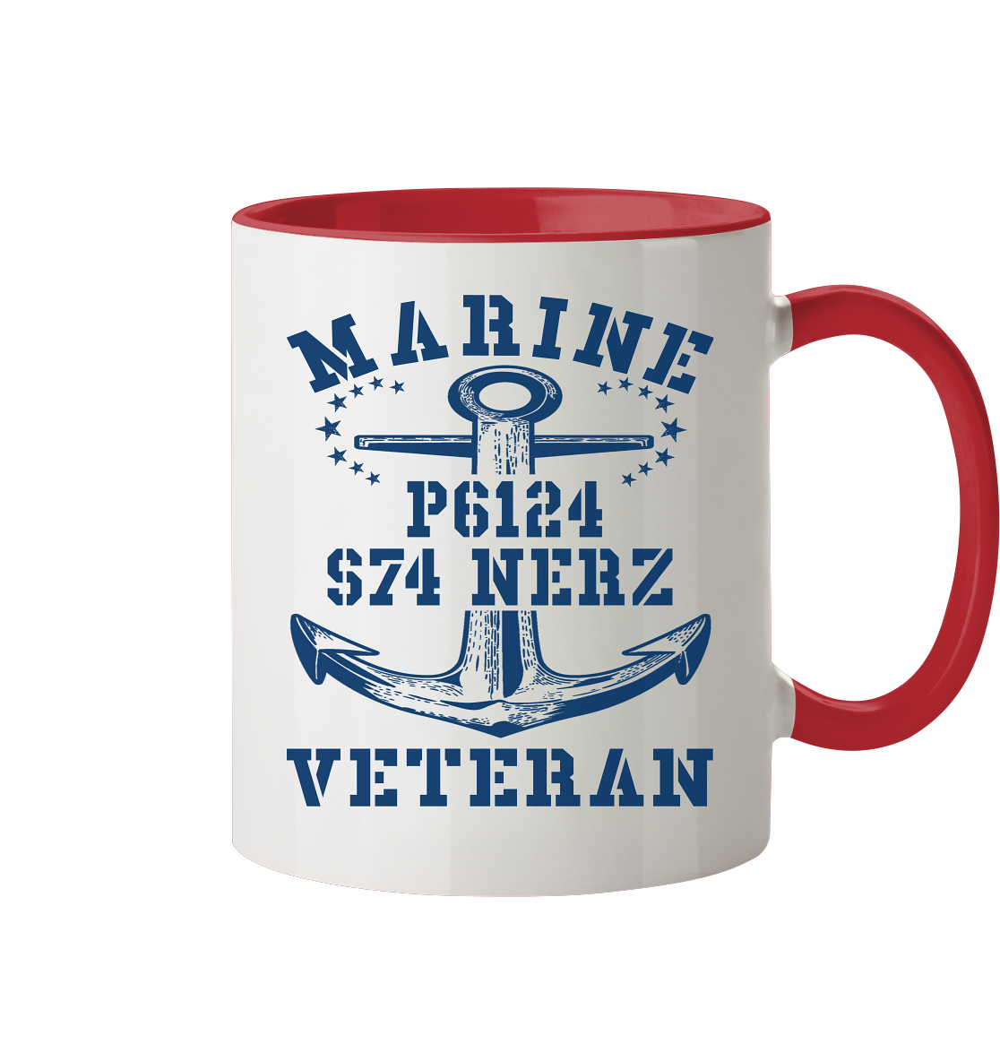 FK-Schnellboot P6124 NERZ Marine Veteran - Tasse zweifarbig