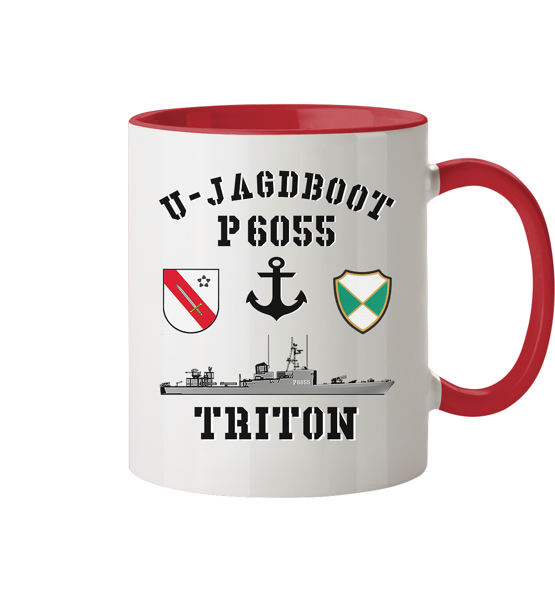 U-Jagdboot P6055 TRITON Anker - Tasse zweifarbig